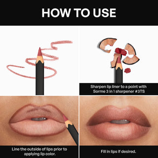 W/P Smearproof Lipliner Pencil