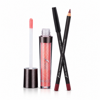 Plump & Define Lip Set (LipThick Gloss, Smearproof Lip Liner)