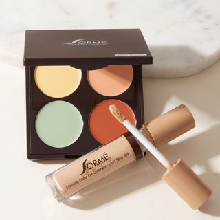 Heal As You Conceal Light Sand bundle – Sormé Optical Illusion palette and Eliminate concealer 309