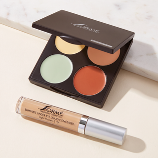 Heal As You Conceal Light Honey bundle – Sormé Optical Illusion palette and Eliminate concealer 310